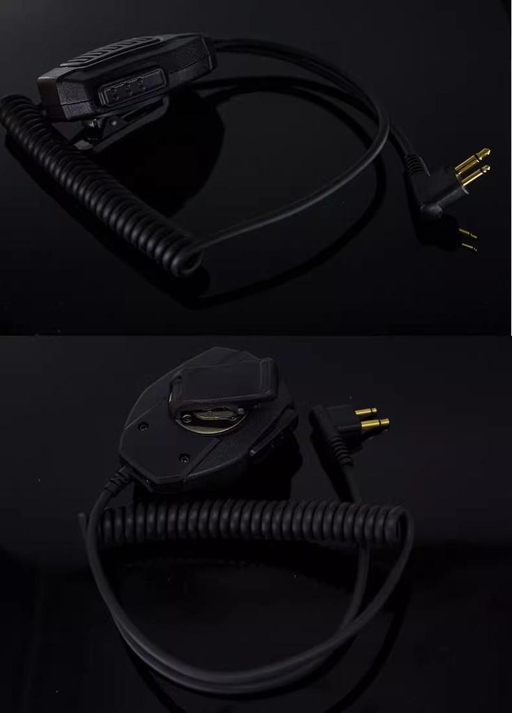 Q1 Walkie-Talkie Mic: Handheld Shoulder Mic for Baofeng & Quansheng K5/K6/8600/8800