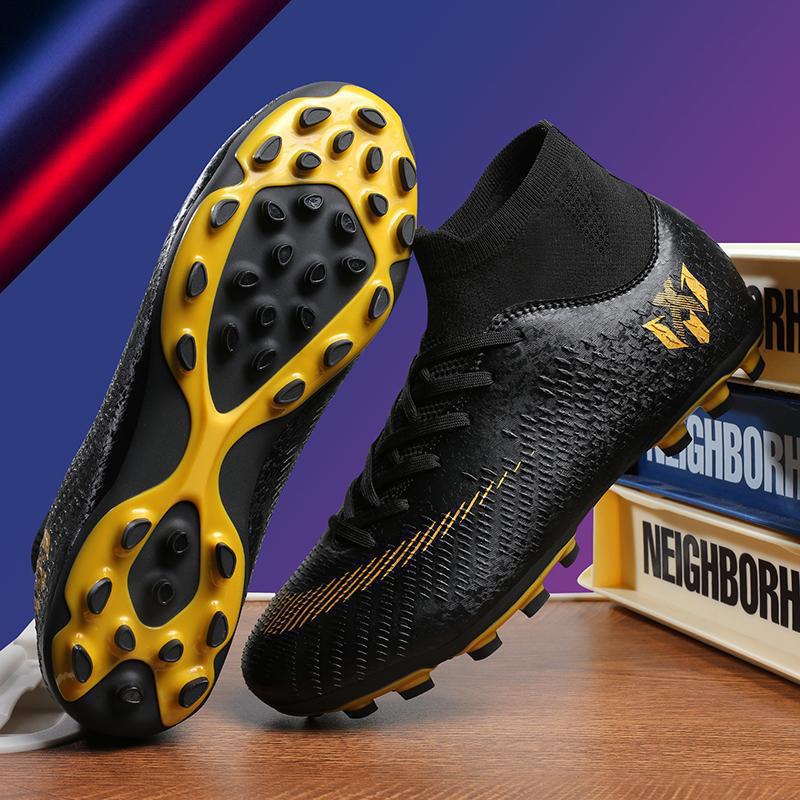 

High Top Soccer Shoes Boys Boys Girls Teens Students Length Nails Student Training Shoes 45