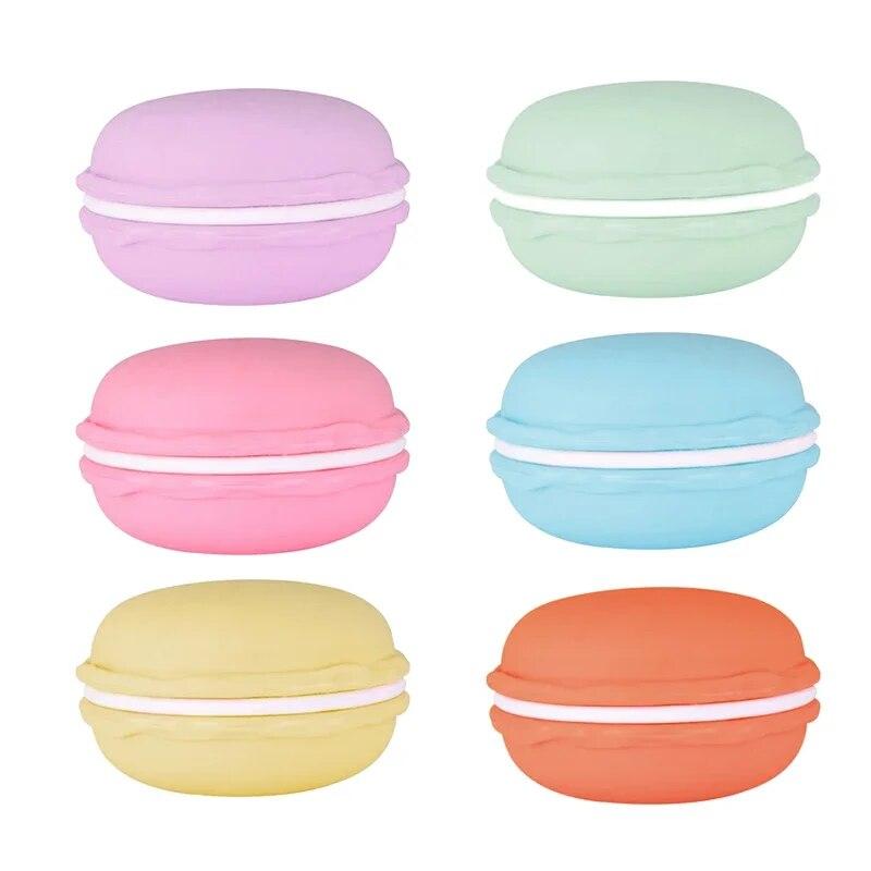 Мини-макарон коробка для хранения ювелирных изделий таблеток контейнеры мини-футляр для хранения макарон коробка для ювелирных изделий контейнер для сережек органайзер для путешествий 6pcs set 839₽