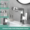 Digital Display Pulling Faucet Kitchen Area Sink Washbasin Rotating Lifting Tap Cold And Dual Control Fourth Gear Water Outlet