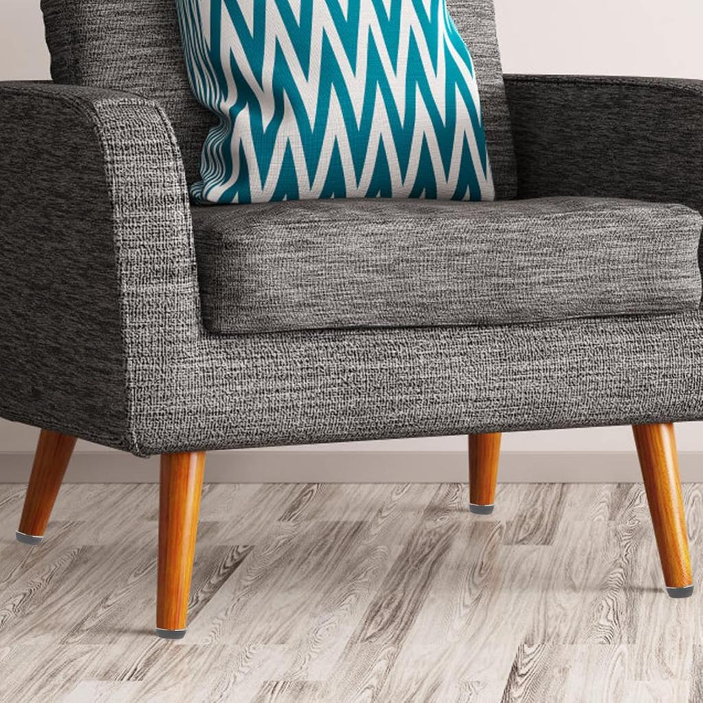 DOITOOL 100pcs Table and Chair Mats Black Metal Table Legs Leveling Feet Screw in Furniture Feet Levelers Furniture Levelers Leveling Screws