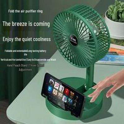 2026 Silent Foldable Desktop Fan Gift Set - Compact Electric Fan for Dorms & Offices