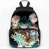 Anime My Hero Academia Backpack for Student Boys Children Manga Izuku Midoriya Schoolbag Large Capacity Laptop Backpacks Mochila