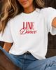Line Dance T Shirt, Western Graphic Tee, Country Dance Shirt, Cowgirl T Shirt, Dance Festival Outfit, Vintage Western Tee, Gift for Dancer