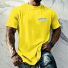 Men's Vintage Texture Printed Short Sleeve T Shirt Loose Fit Casual Summer Daily Wear Top Soft Fabric Comfortable Design