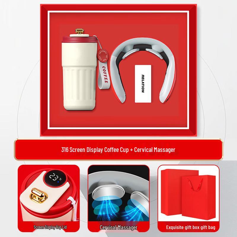 

Coffee Cup & Neck Massager Gift Set