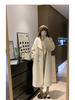 2026 Autumn/Winter Women's High-End Oatmeal Wool Coat - Korean Style, Loose Fit, Petite