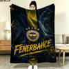 Fenerbahe Sk Print Flannel Blanket, High Quality Comfortable for All Seasons, Home Decor, Warmth and Comfort, Perfect for Christmas Gifts