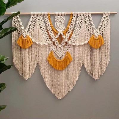 Bunt Gewebtes Boho Wandbehang