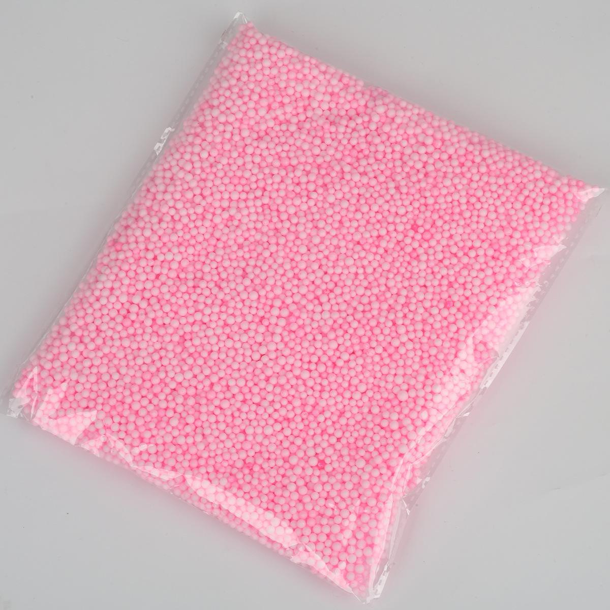 

Красочные шарики из пенопласта для самостоятельного изготовления лизунов и поделок 2-4mm, about 8000 pcs/pack светло-розовый