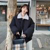 Autumn Winter Thicken Warm Parka Women Casual Sweety Solid Color Big Pocket Loose Jackets Outwear