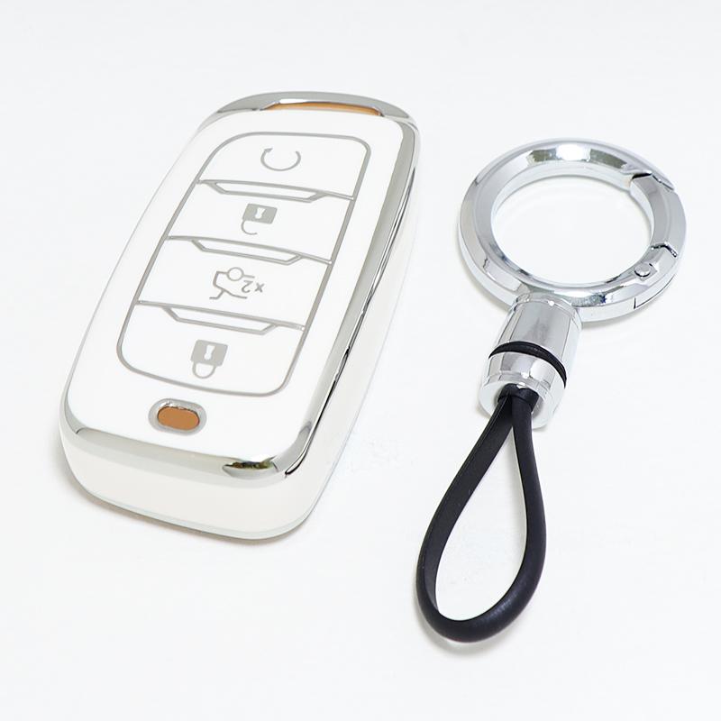 4 Buttons For Changan Hunter F70 Cs35 Cs75 Plus Cs85 Coupe Cs95 Remote Key Fob Holder Cover Case Protector Skin Accessories