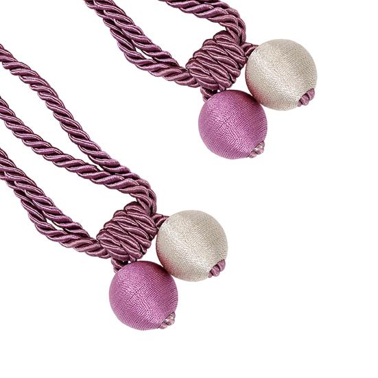 2 Pezzi Corda per Tende, Decorativa Annodatura Fatta a Mano, Cordini per Tenere Aperte le Tende per Soggiorno Camera da Letto Finestra Tende Trasparenti
