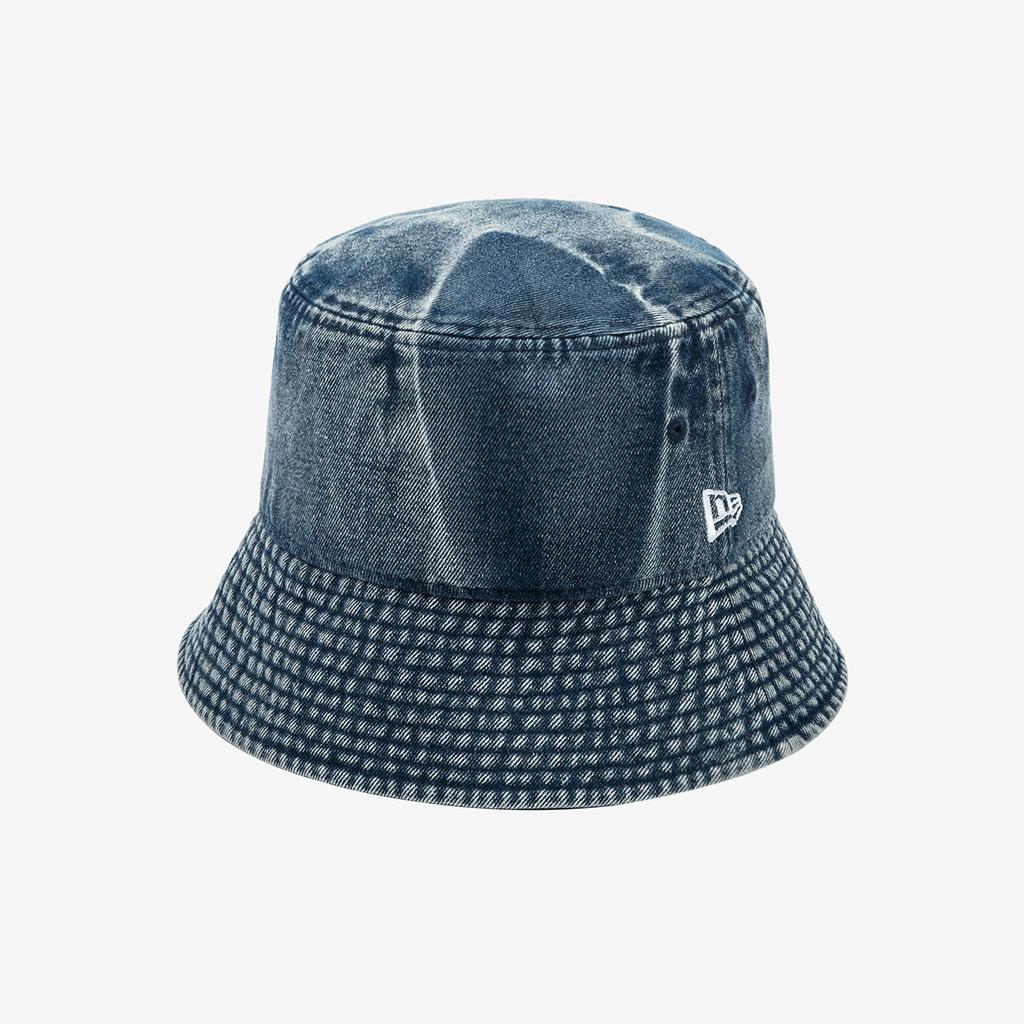 NEW ERA Embossed Denim Line Sailor Brim Bucket Hat Indigo 14561804