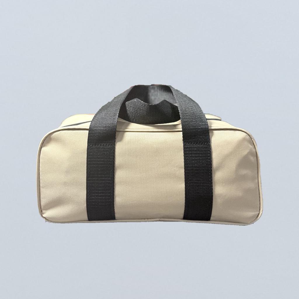 Borsa per attrezzi in tessuto Oxford 600D ispessito, grande capacità, con cerniera larga, custodia portaoggetti
