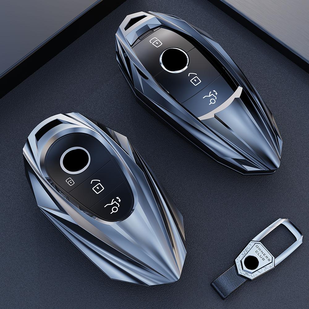 Zinc Alloy Car Key Case For Mercedes Benz E Class W213 W205 E200 E260 E300 E320 Amg Cla Remote Fob Shell Case