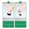 Convenient Drain Stopper Efficient Popup Drain Anti-Odor Sink Strainer Simple Replacement Lightweight for Bathroom Sinks