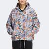 adidas Chaquetas de Punto Originals COL AOP Blanco Naranja Morado Unisex HR6438