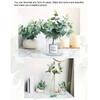 20Pcs Decoration Artificial Eucalyptus Leaves Bendable Silk Eucalyptus Leaf  Bridal Bouquet