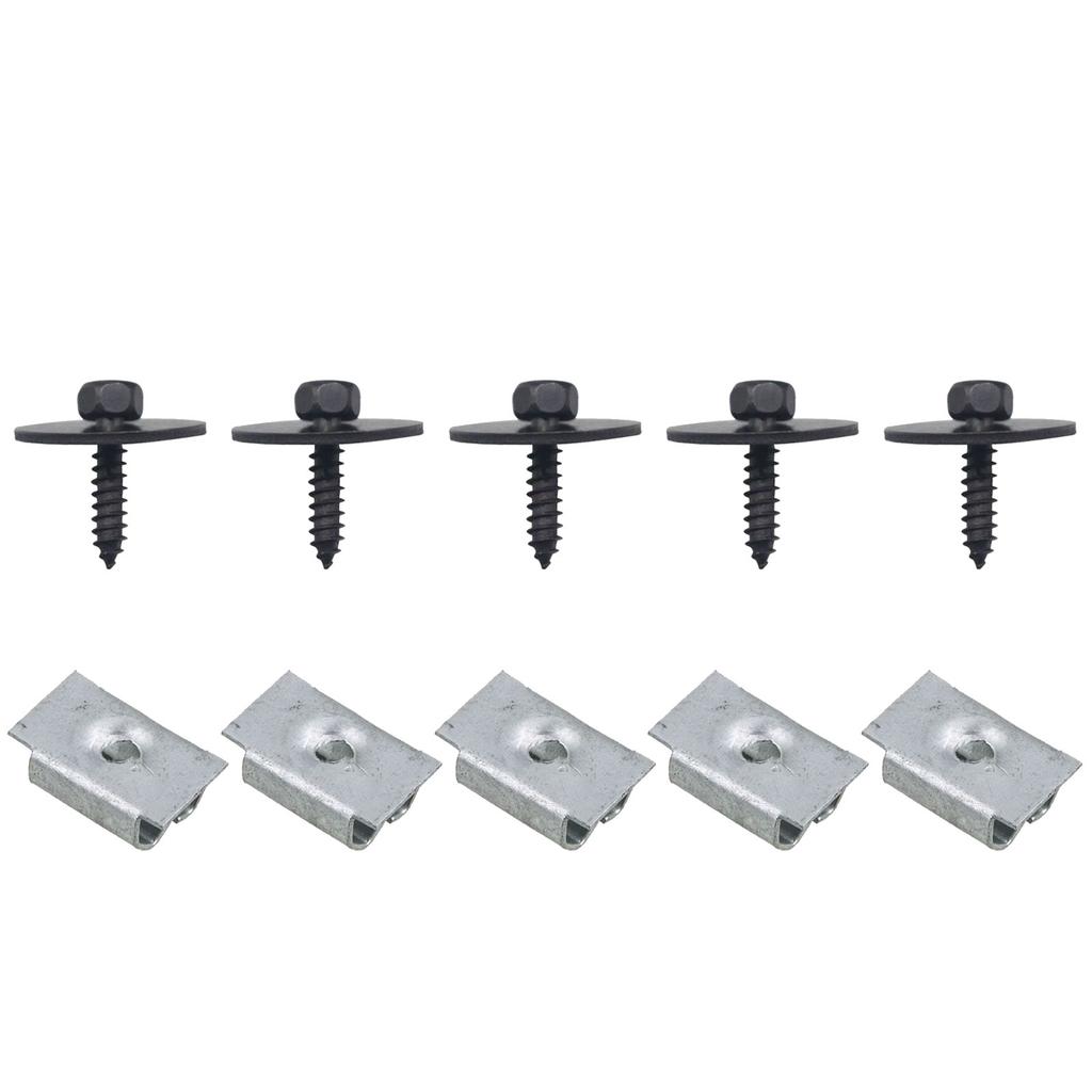 Undertray Engine Cover Splash Guard Screws Nut Kit for Mercedes Benz W202 W215 W208 W124 W210 W126 W140 2019900536 0019949845