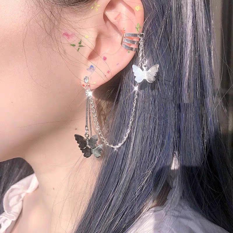 Creative No-Piercing Ear Cuff Set: Multi-layer C-shaped Clip with Niche Design