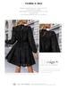 European and American Elegant Retro Lace Long Sleeve Dress - Multicolor Spring & Autumn Style