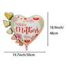 Gradient Flower Balloons for Mother's Day, Aluminum Foil Balloons, Suitable for Mother's Day, Holiday-Themed Parties, Indoor and Outdoor Decorat  