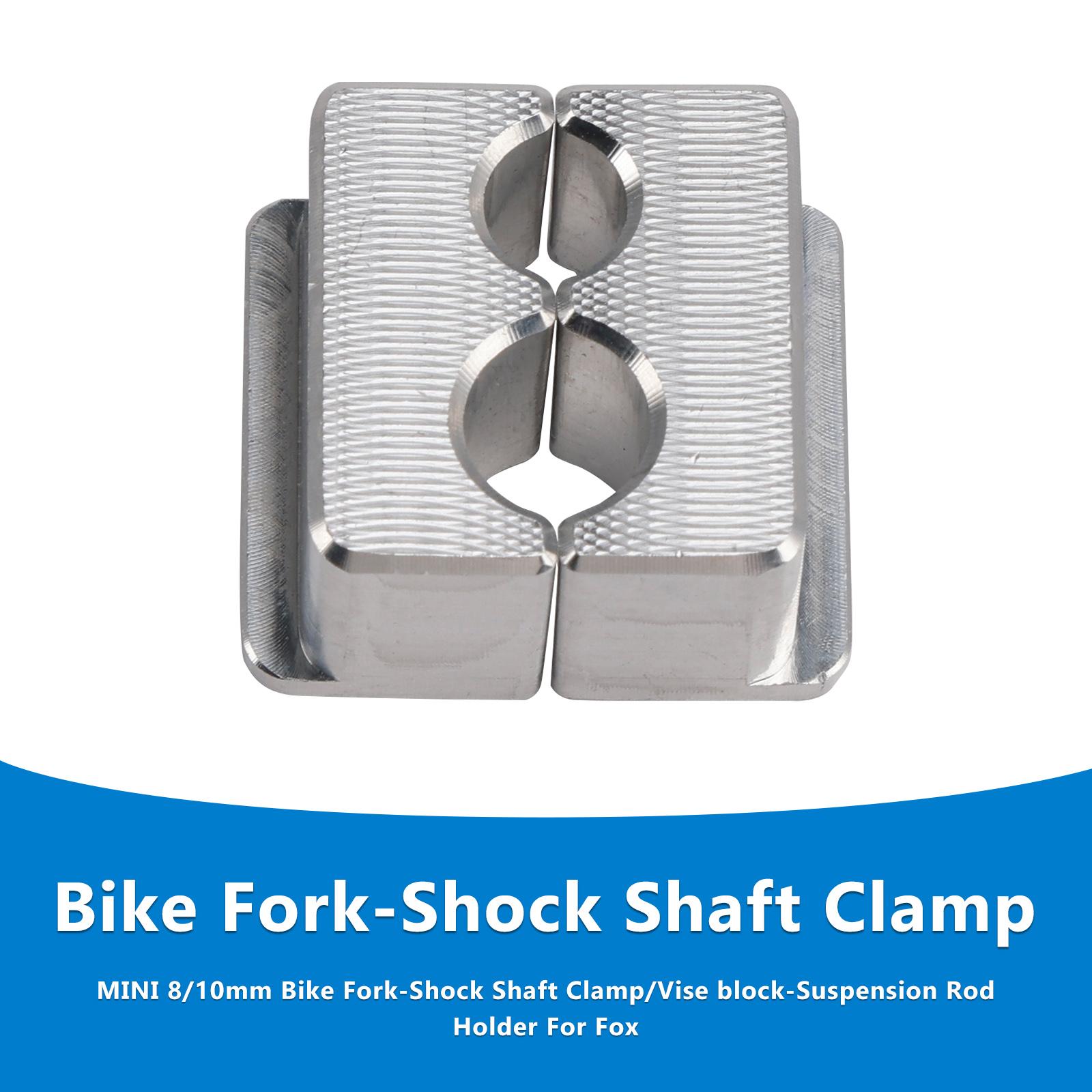 

MINI 8/10mm Bike Fork-Shock Shaft Clamp/Vise block-Suspension Rod Holder For Fox