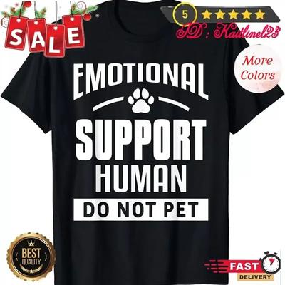 Nieuw Emotionele Steun Huunisex Niet Aaien Getrainde Honden Servicehond T-shirt