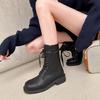 Grape mother winter new long knight boots belt buckle Internet celebrity cool locomotive boots women wear high-end women's boots