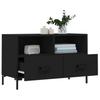 TV Stand Black 80 x 36 x 50 cm Particleboard