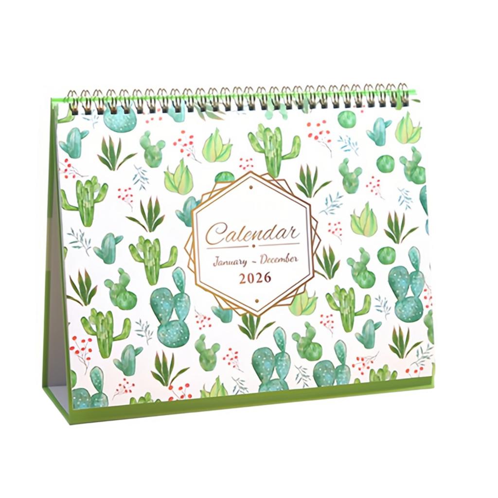 2026 Desktop Calendar, A Beautifully Designed Desktop Calendar ; A Compact Decorative Calendar Suitable For Home Desktops.