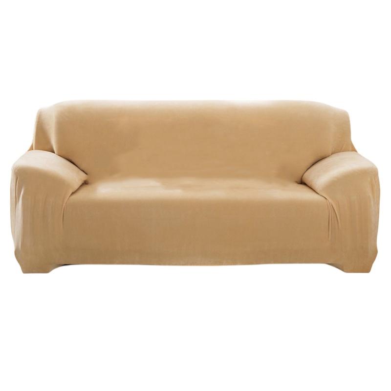 Wholesale Plush Sofa Cover Full Coverage Anti-slip Thick Single/three-person Amazon/wish/cross-border Hot