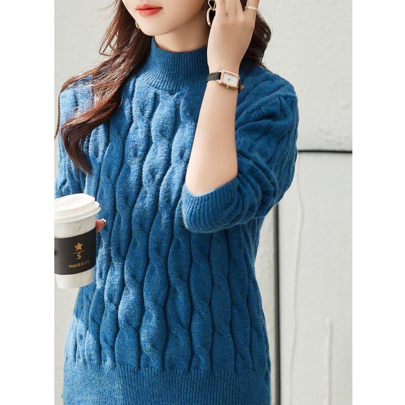 Firstview Women's Long-Sleeve Turtleneck Sweater