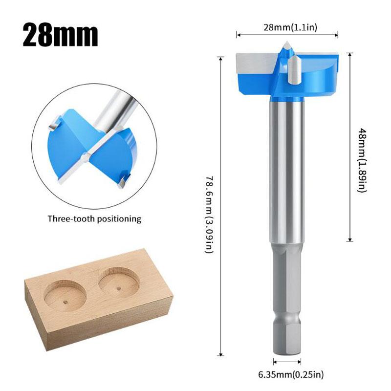 1/4inch Shank 15-35mm Carbide Hinge Boring Bit Woodworking Tools Desktop Hinge Door Lock Router Bit Hole Opener