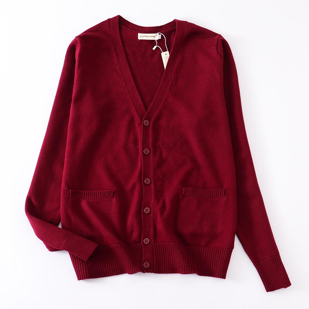 Japanese JK Style Soft Knit Cardigan Sweater for Students