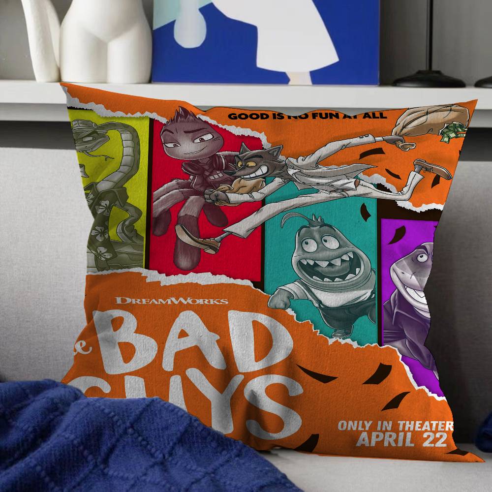 

Anime The BBad Guys Pillow Anime Pillow Sofa Bed Head Pillow Cover Cushion Cover x cm Fashion 30X30cm
