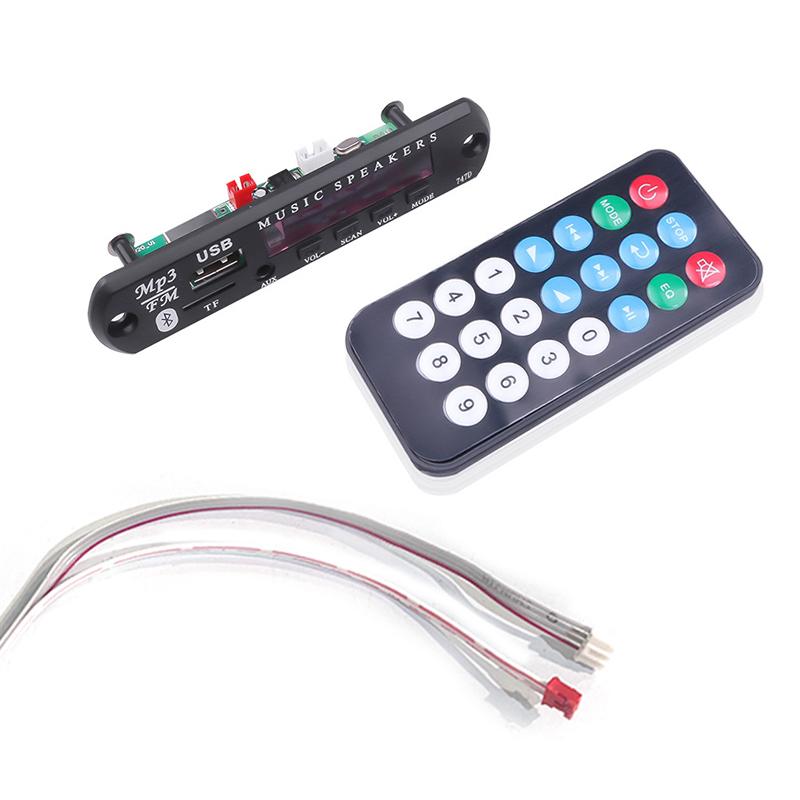 Bluetooth 5.0 Mp3 Player Decoder Board Fm Radio Usb 3.5 Mm Aux Module Bluetooth Receiver Car Kit Audio Amplifier Board