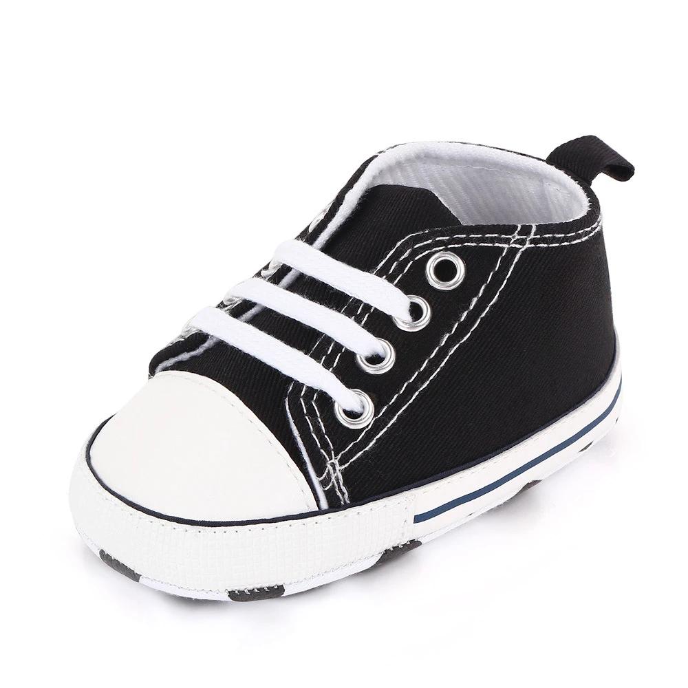 Sneakers classiche in tela per bambini Stampa per neonati Star Sports Neonati maschi Scarpe per primi camminatori Scarpe da bambino antiscivolo per neonati