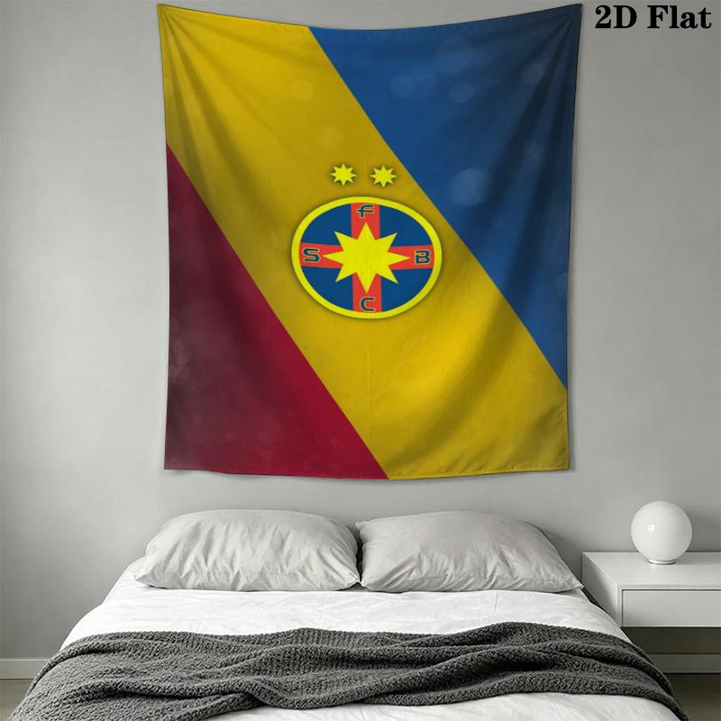 fcsb steaua Wall Tapestry Aesthetic Wall Hanging Printed Fabric Blanket Decorative Tapestries for Bedroom Living Room Home Decor