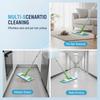 Återanvändbar Dubbelsidig Moppersättningsdyna Passar Swiffer Sweeper Mikrofiber Platt Moppduk För Hushållsgolvrengöring