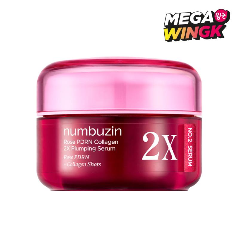 Numbuzin No.2 2X Rose PDRN Collagen Plumping Serum 30 ml