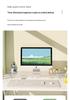Acrylic Monitor Riser with Keyboard Tray and Storage Shelf