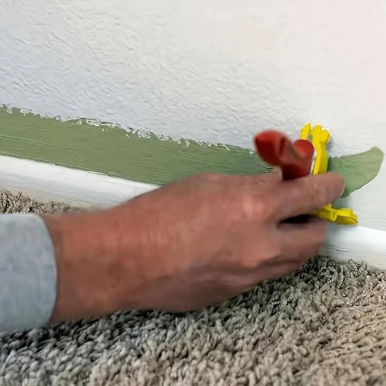 Farbtrennpinsel, Wandpinsel, Besatz, Abschlusskante, Innenwand-Eckpinsel