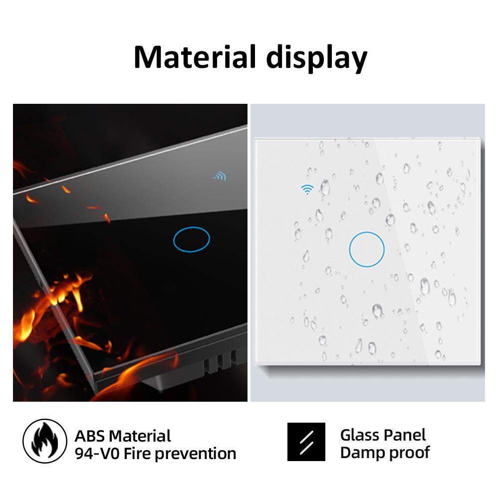 Tuya Graffiti Smart Touch Switch Panel, Alexa Compatible (EU/US/UK/AU)
