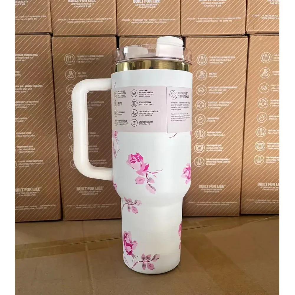 2025 Large Capacity 40Oz Stainless Steel Vacuum Flask - Insulated Tumbler Cup with Lids and Straws, Perfect for Travel