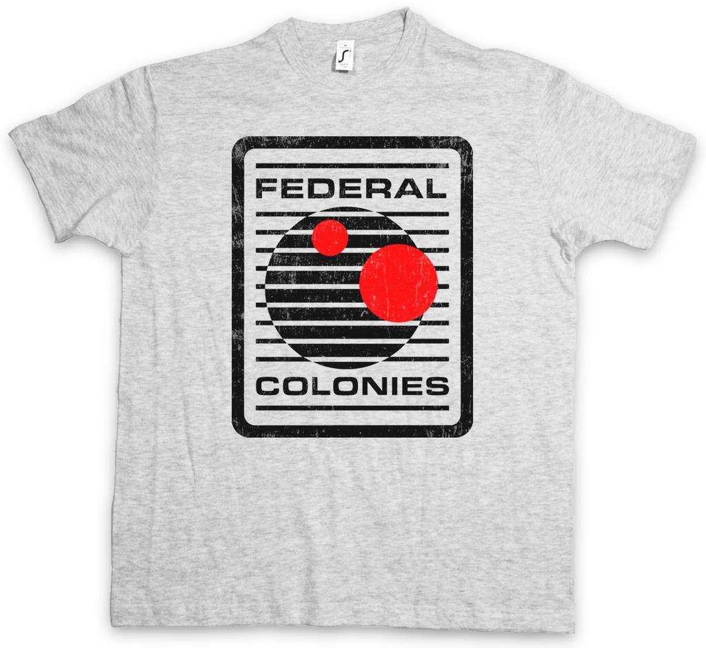 FEDERAL COLONIES - Total Movie Arnold Recall Schwarzenegger Douglas Disytopia Tshirt