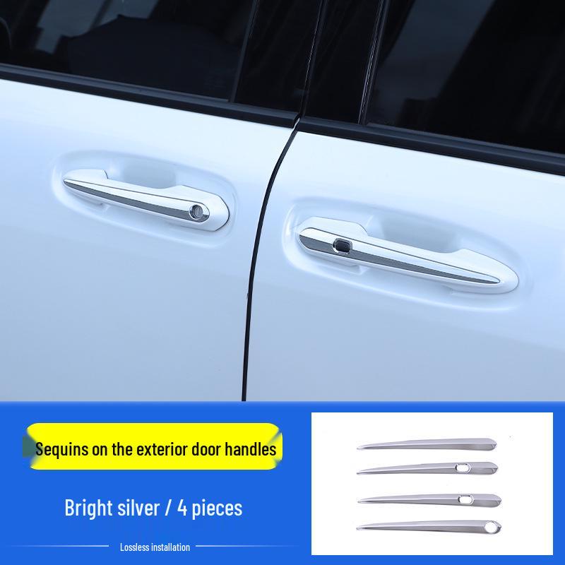 Bright-Accented Exterior Door Handles for 2021-2026 Toyota Sienna Revia