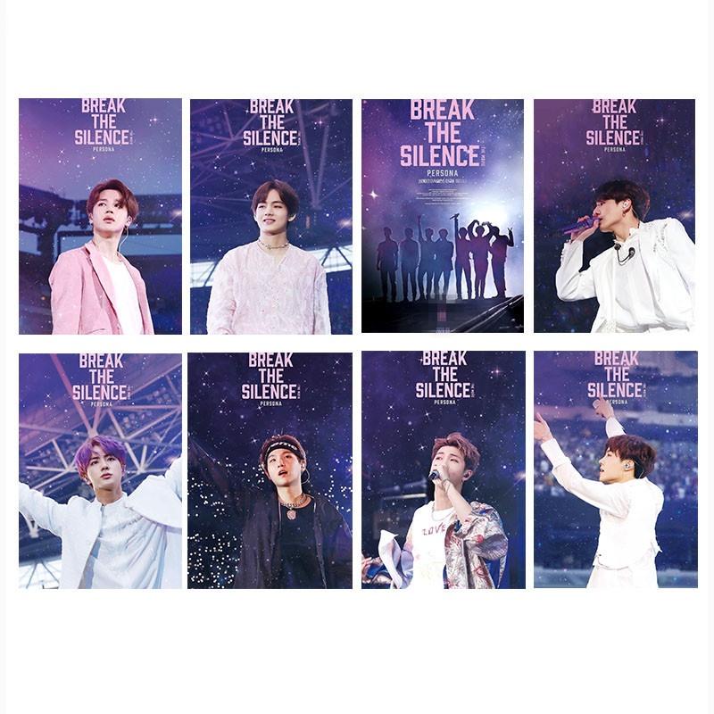 8PCS Kpop BT21 BTS BREAK THE SILENCE Ломо Карта Сувенирная открытка Idol Коллекционирования Bangtan Boys Фотокарта купить недорого — выгодные цены, бесплатная доставка, реальные отзывы с фото — Joom