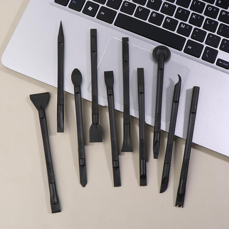 10Pcs/Set Newest 10 In 1 Plastic Crowbar Disassembly Spudger Opening Tools Kit For Mobile Phone Computer Repairing Opening Tools